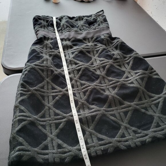 Vineyard Vines Black Carolyn Velvet Strapless Mini Dress 2 NWT Whimsigoth Event - Picture 10 of 13